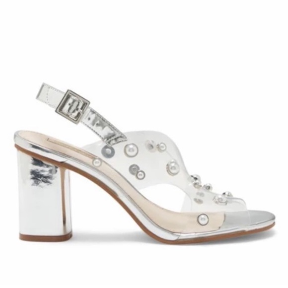Louise et Cie Pearl Stud Embellished Dress Sandals - Picture 2 of 9